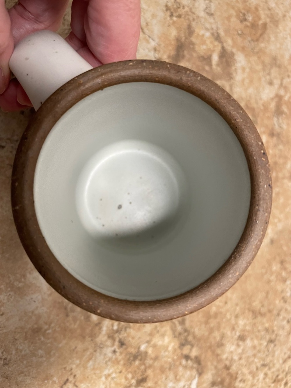 East Fork pottery, The Mug in eggshell color, 12oz mug - Picture 2 of 5